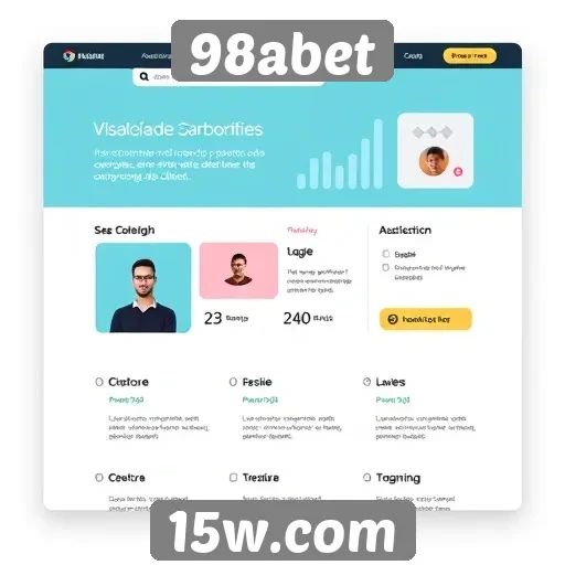 Análise da interface do usuário no site 98abet